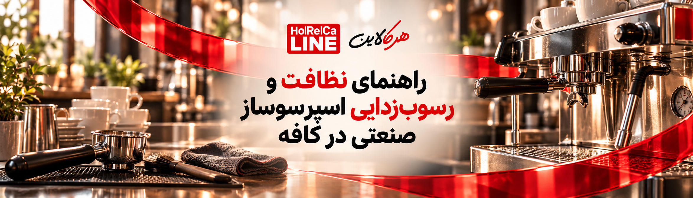راهنمای نظافت و رسوب‌زدایی اسپرسوساز صنعتی در کافه