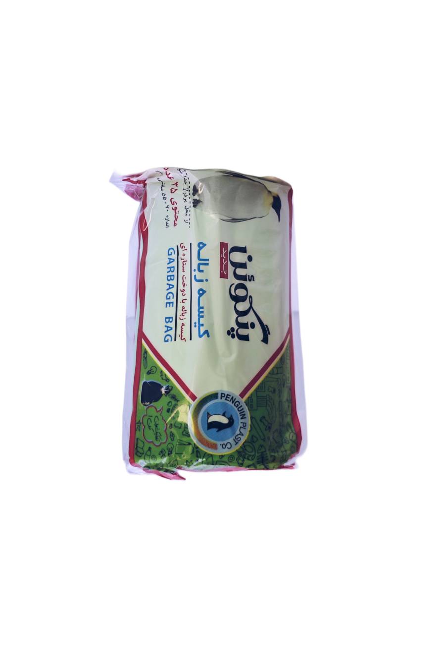 کیسه زباله سبز پنگوئن 35 تایی (سایز 55*70)