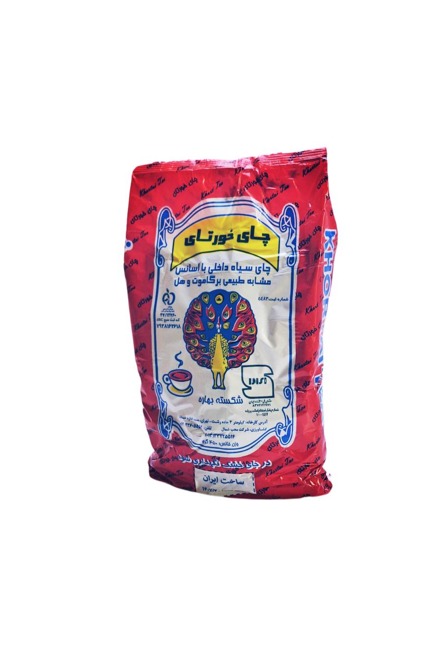چایی سیاه شکسته بهاره خورتای 450 گرمی (بسته  12 عددی)