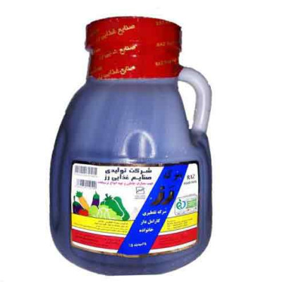 سرکه تقطیری قرمز کارامل دار رز 3 لیتری (بسته 4 عددی)